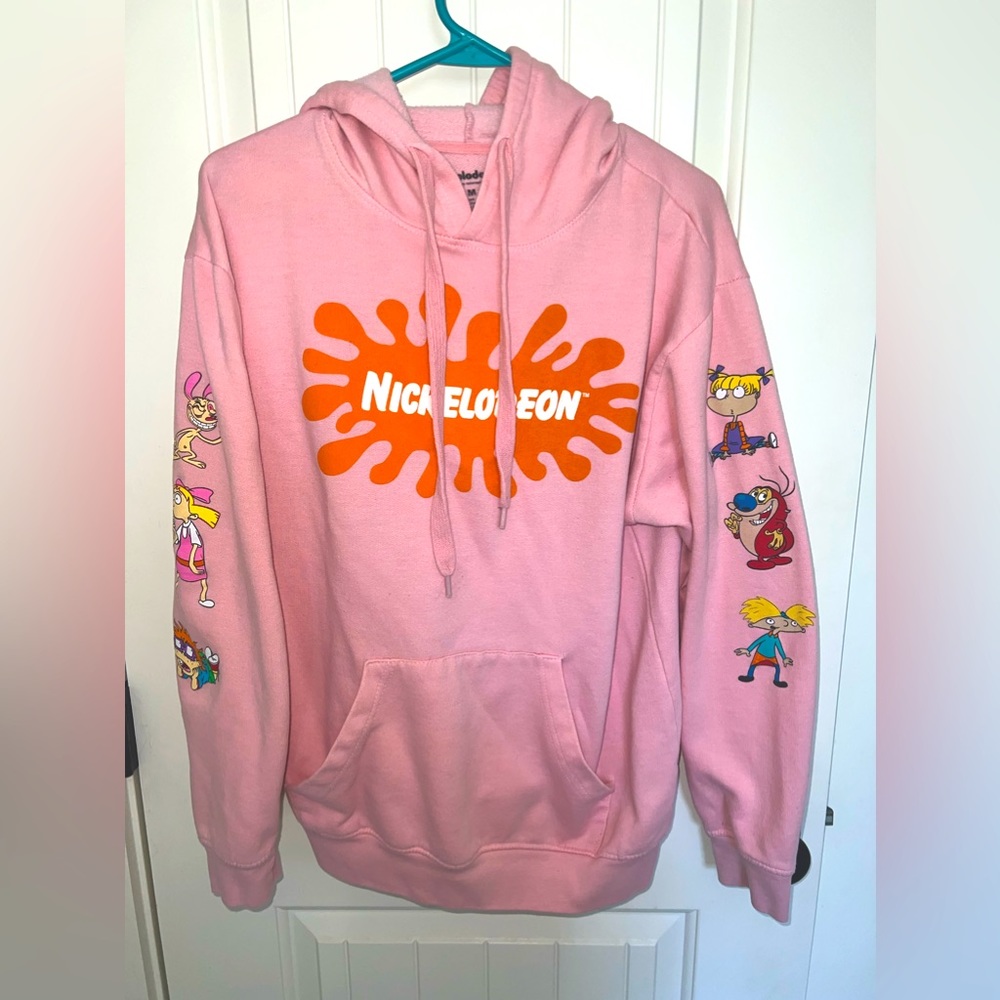 Nickelodeon Pink Sweatshirt with characters